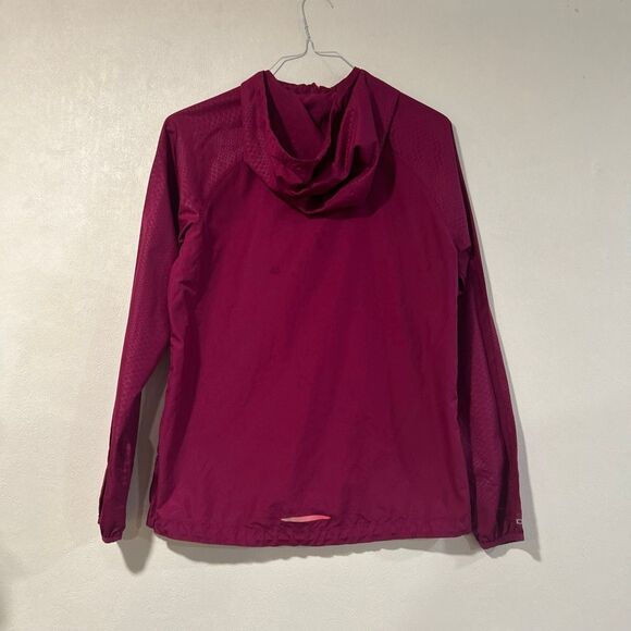 Under Armour Women’s Medium AllSeasonGear Hooded Jacket – Pink Fitted Windbreake - Picture 3 of 6